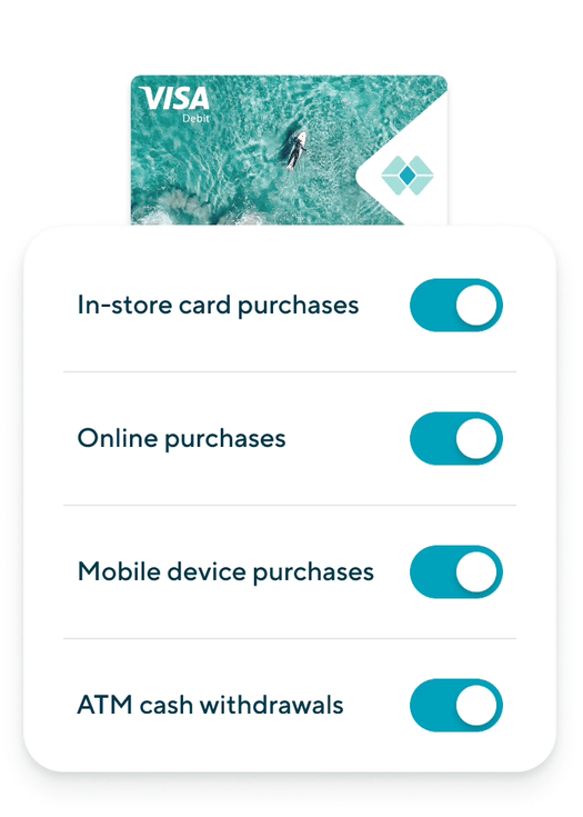 Manage card options